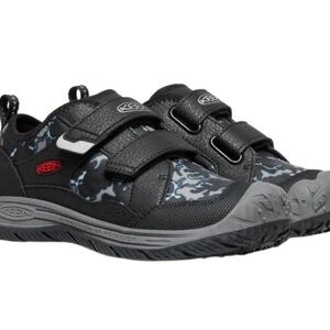 KEEN BIG KIDS' SPEED HOUND - BLACK/CAMO